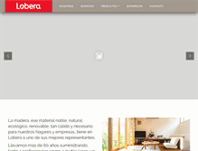 Tablet Screenshot of maderaslobera.com